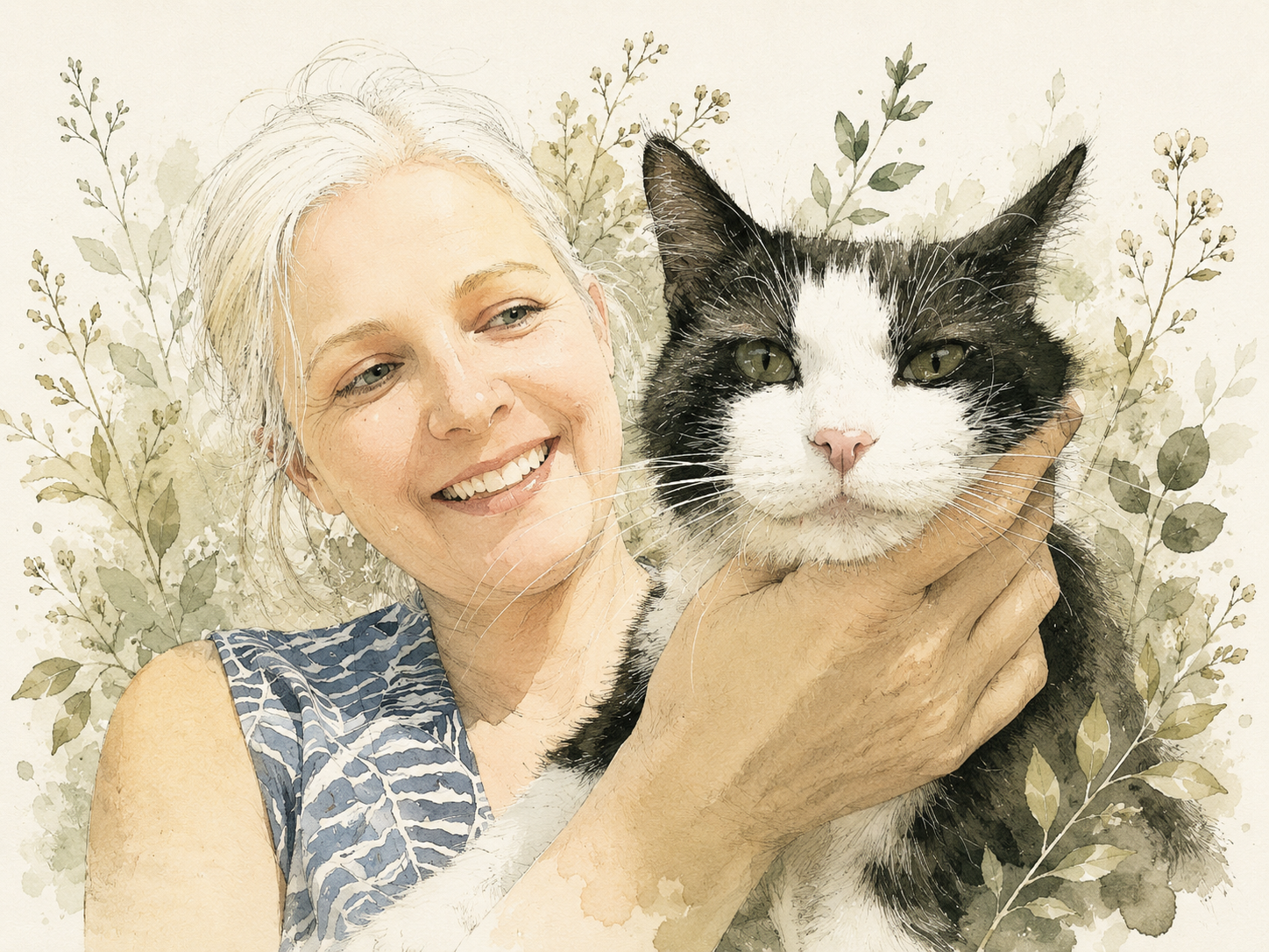 Porträt mit Kater